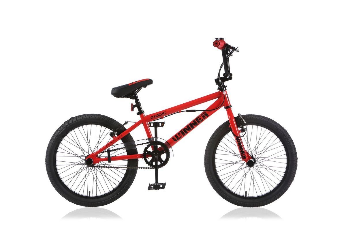 T&Y Trade BMX-Rad 20 ZOLL BMX KINDER FAHRRAD RAD 360° ROTOR Freestyle BIKE WINNER ROT, 360° Rotor, Kettenschutz, Pegs