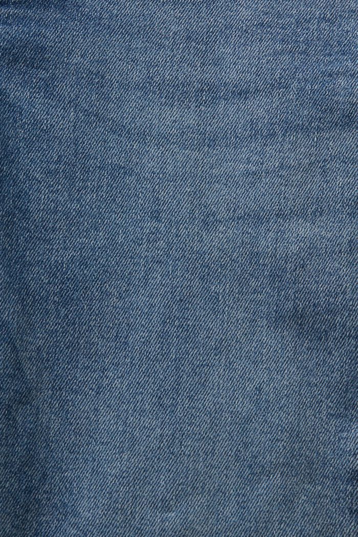 Recycelt: Skinny Stretchjeans mit mittelhohem Bund
