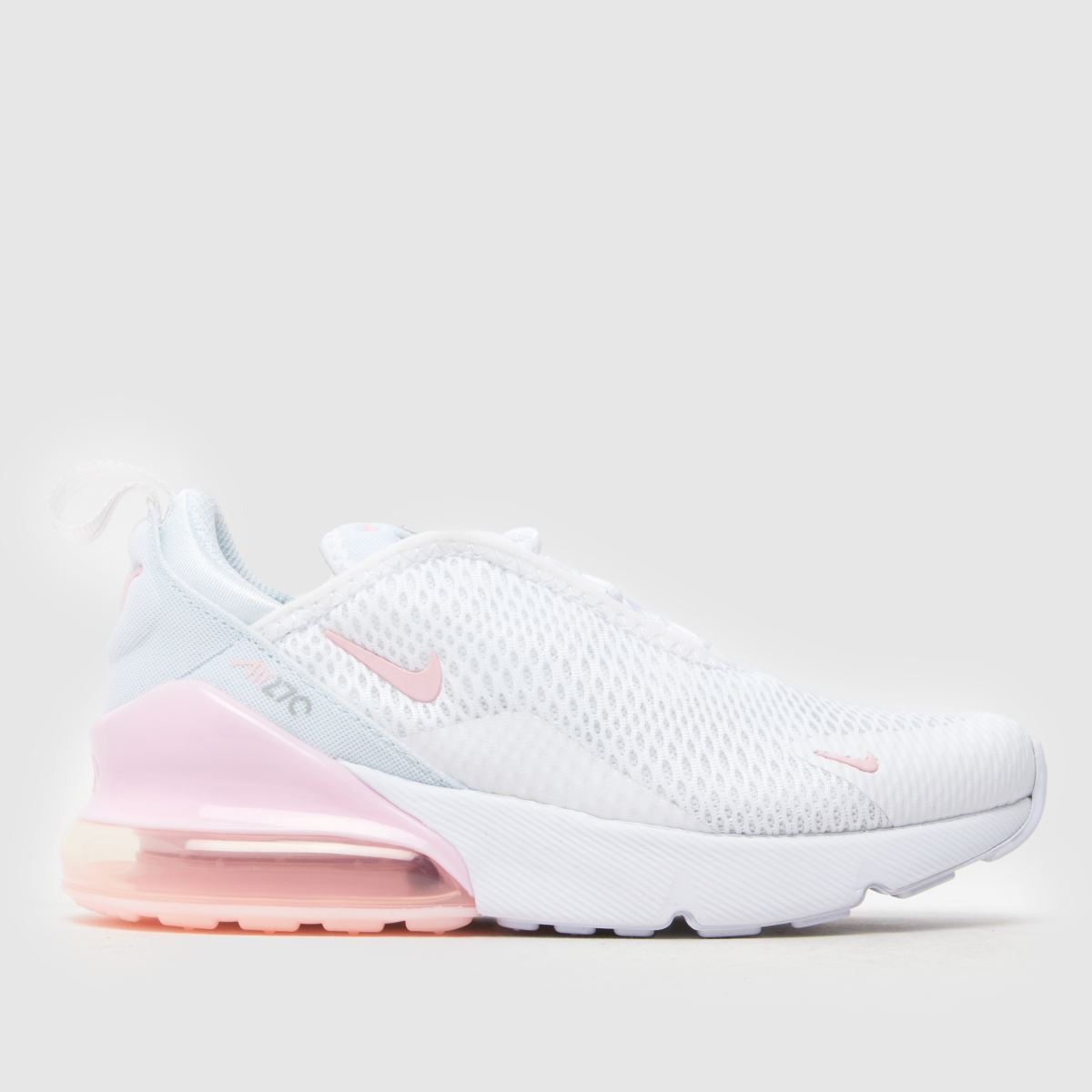 Nike vita Air Max 270 flickor junior träningsskor