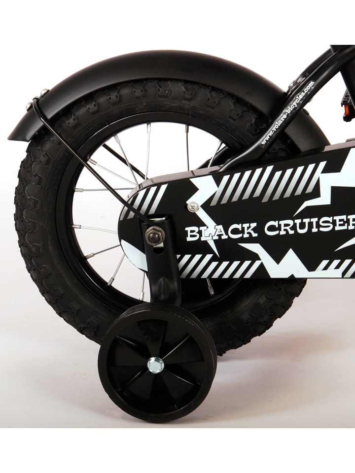 Volare Kinderfahrrad Black Cruiser für Jungen 12 Zoll Kinderrad in schwarz 3 Jahre günstig kaufen onesize