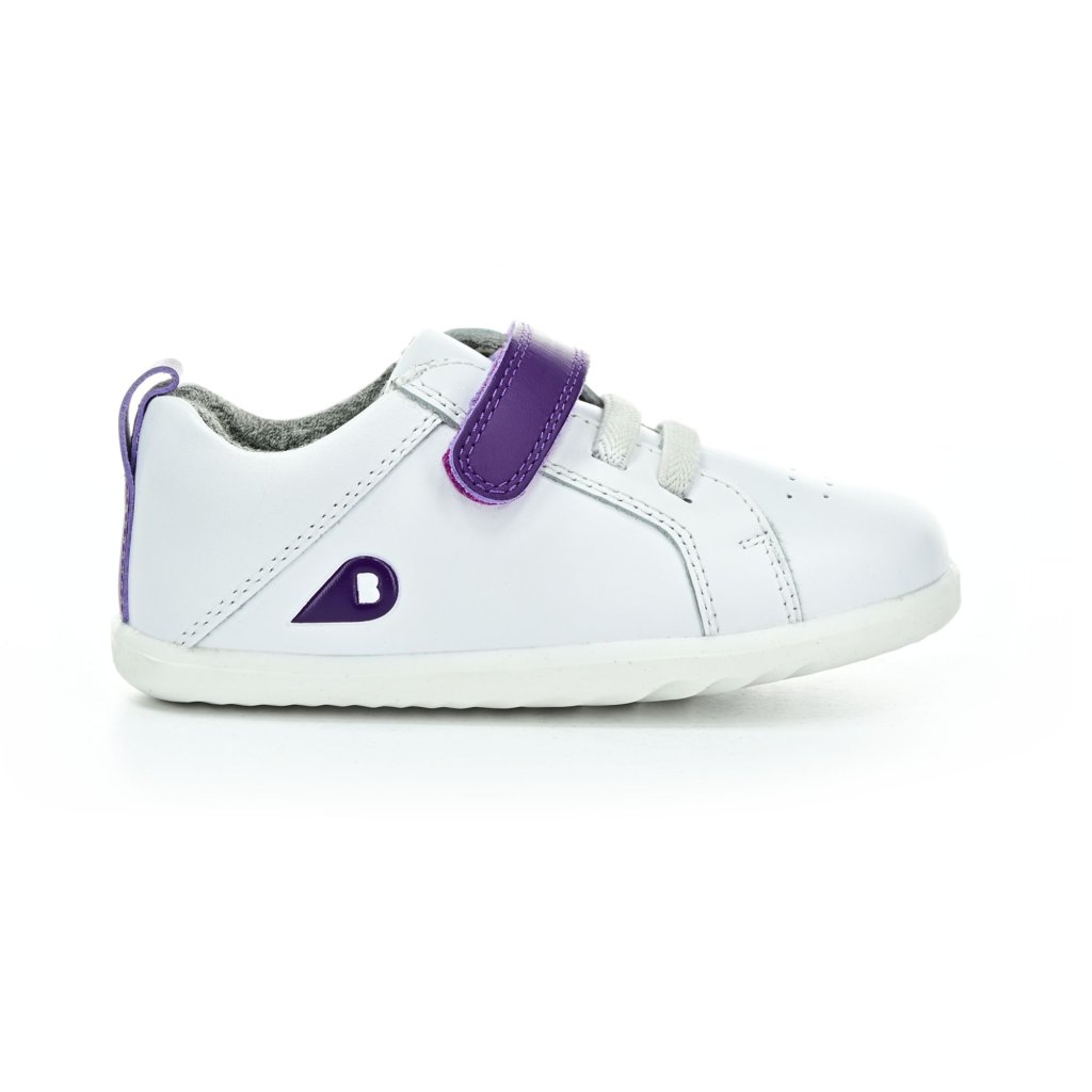 Bobux Optical White _ Murasaki Purple Step Up Barfußschuhe