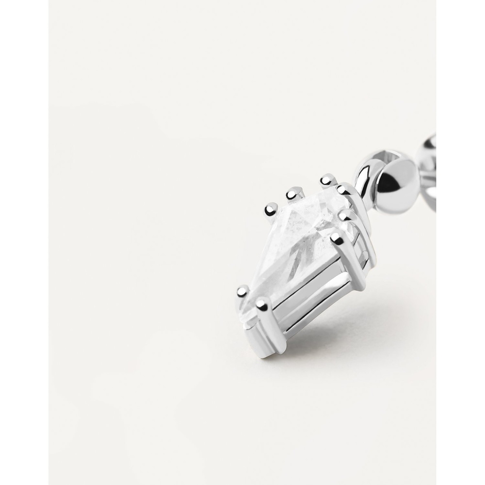 P D Paola Boucle d'oreille unique 925 Argent Boucles d'oreilles
