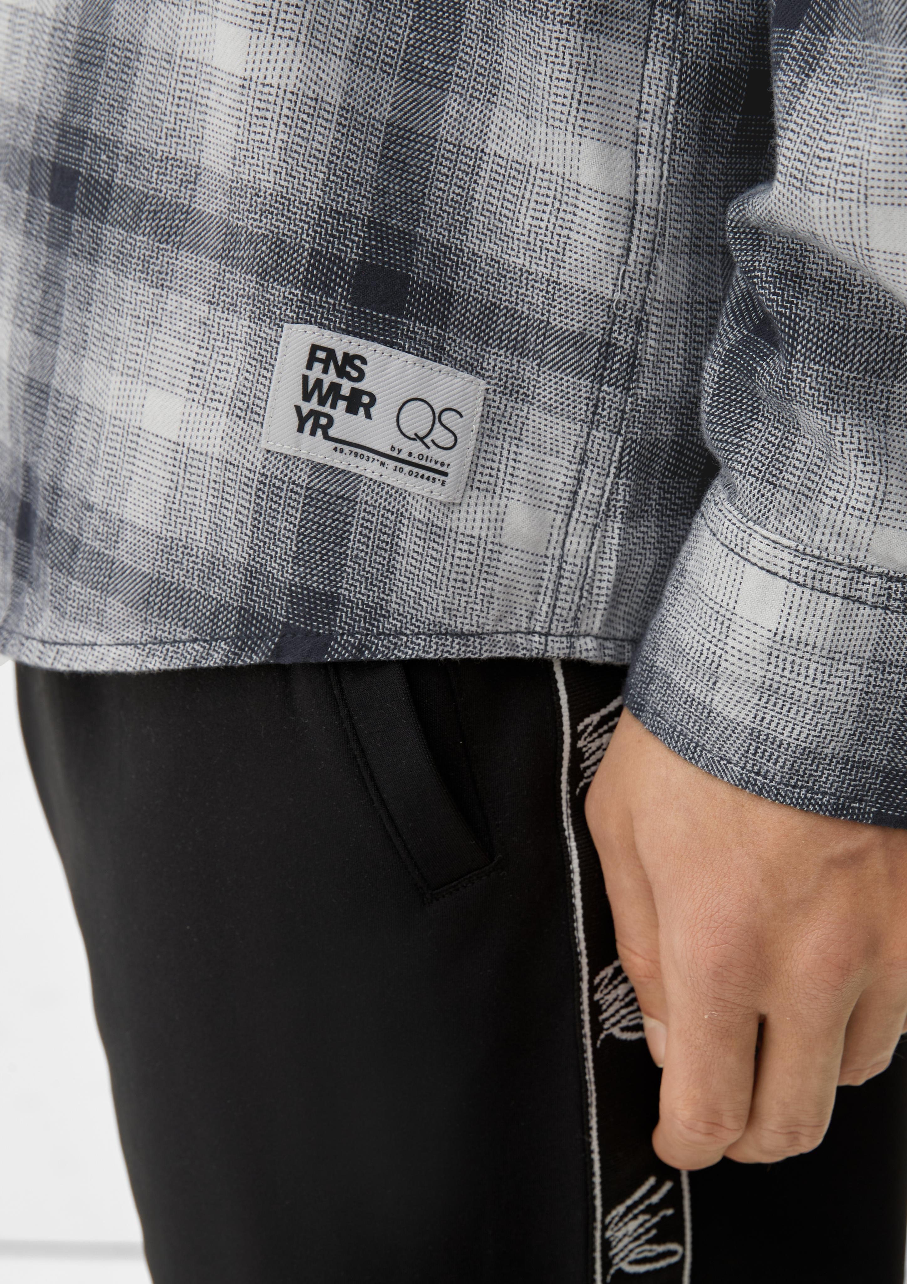 QS x JAMULE Flanellhemd mit Karomuster  2127144-98N0