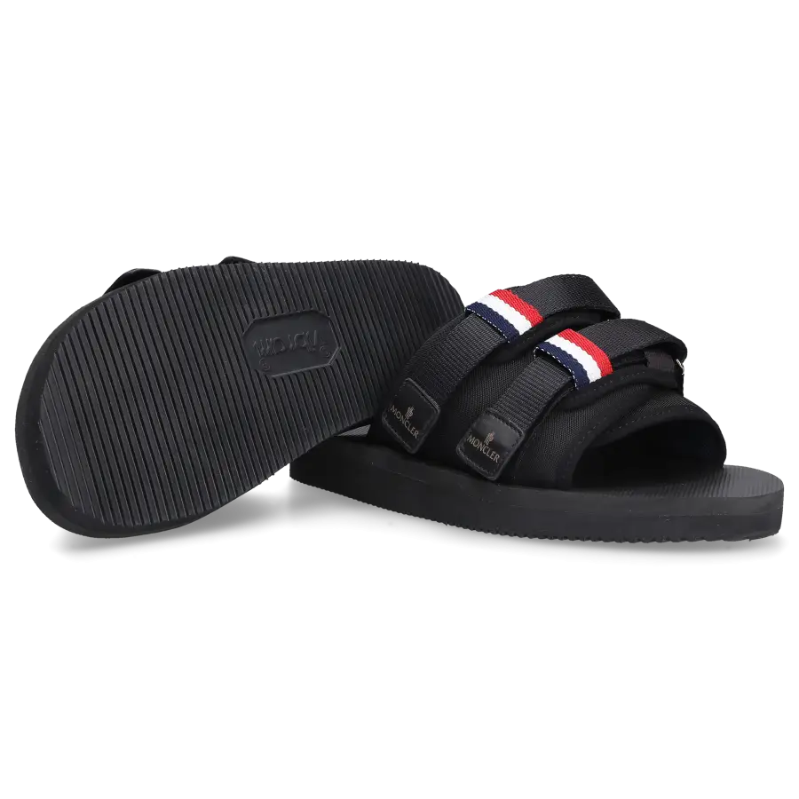 Moncler - Sandalen SLIDE WORKS Polyester - schwarz