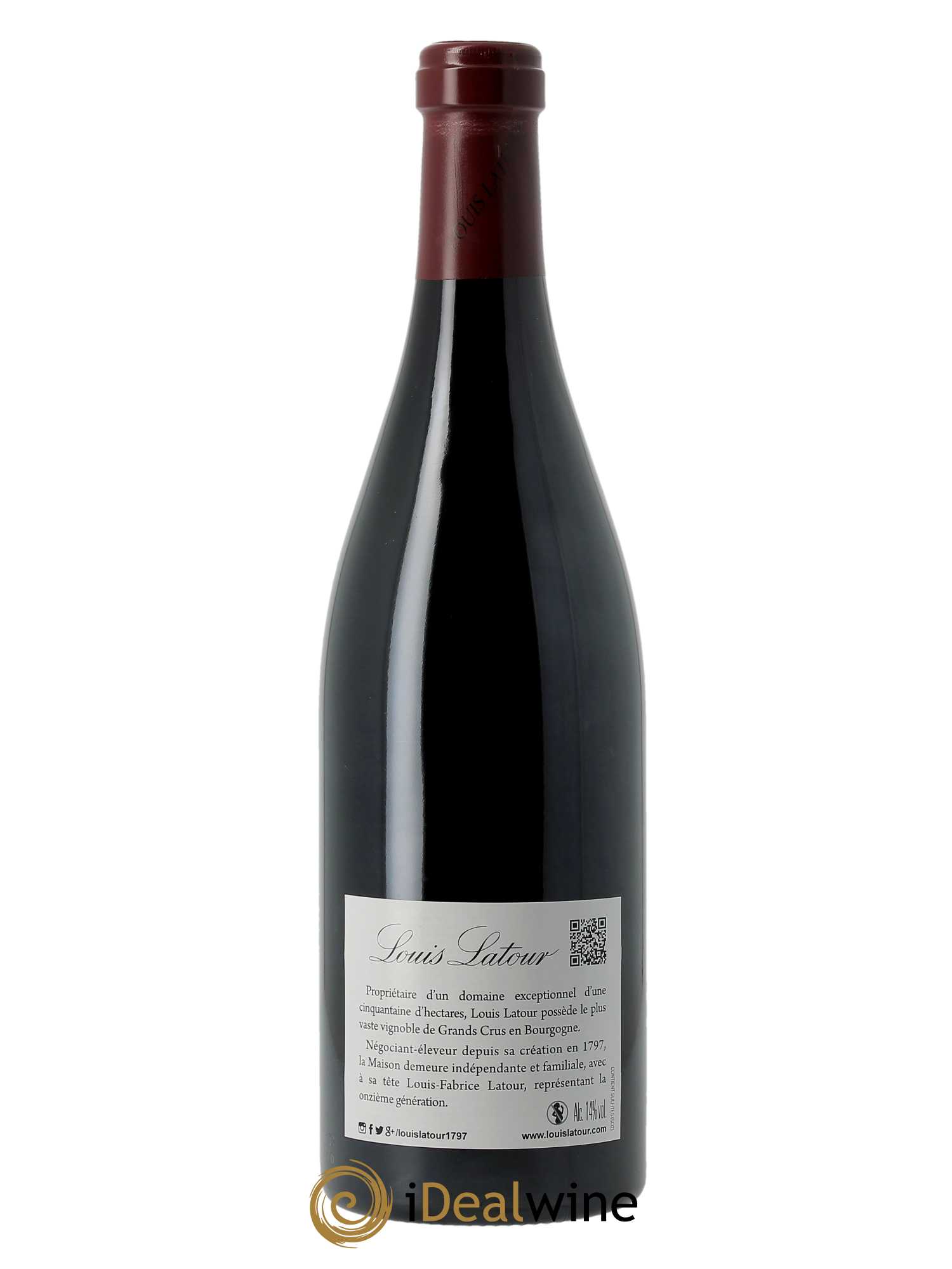 Clos de Vougeot Grand Cru Louis Latour  2020 - Lot de 1 Bouteille