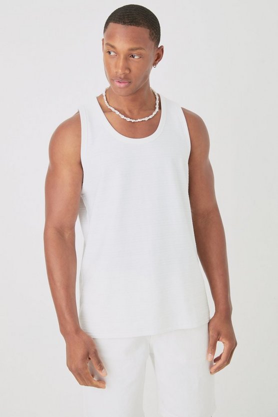 Gestreiftes Jacquard-Tanktop