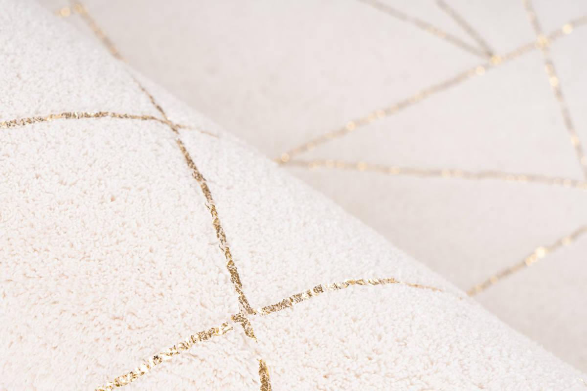 me gusta Teppich Creme / Gold 160cm x 230cm
