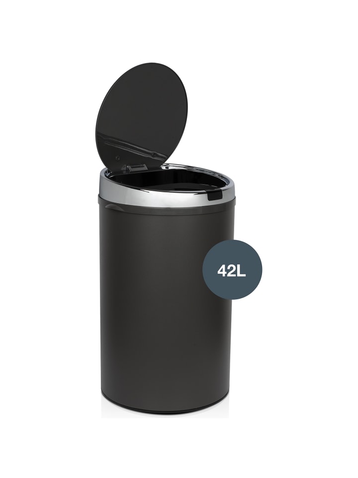 Les collectors Sensor-Küchenabfalleimer 42L N°347 in Schwarz günstig kaufen onesize