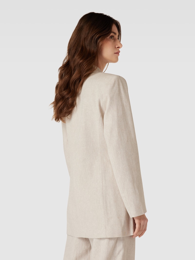 Blazer mit Reverskragen Modell 'TANIA' in sand meliert