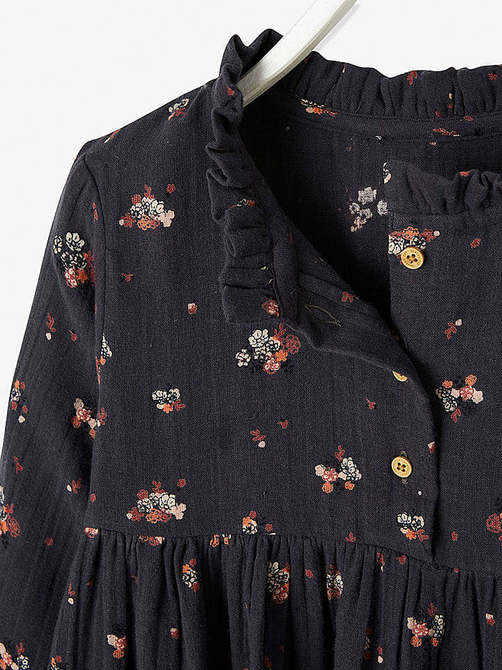 vertbaudet Kleid in Dunkelblau günstig kaufen 122