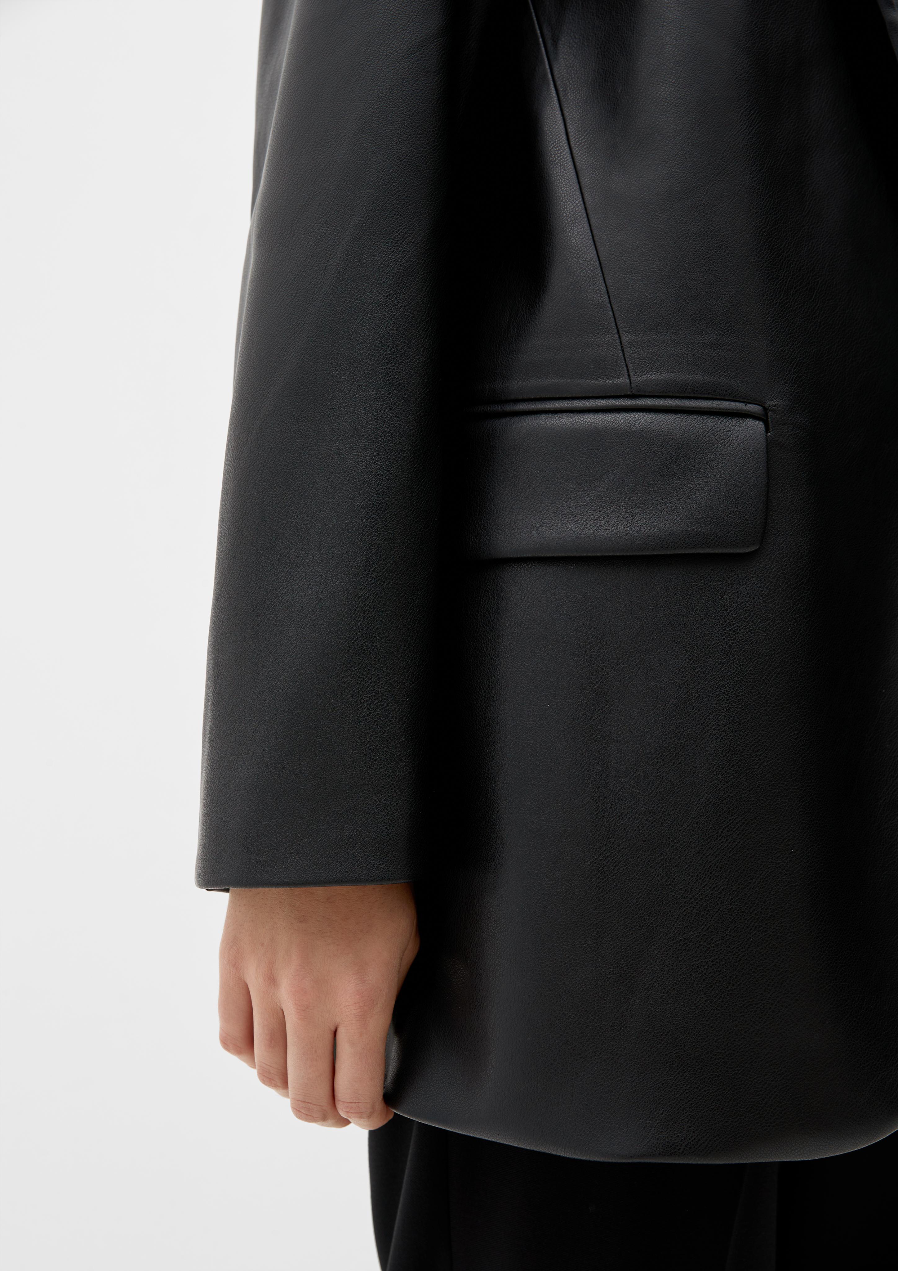 Blazer aus Lederimitat  2124654-9999