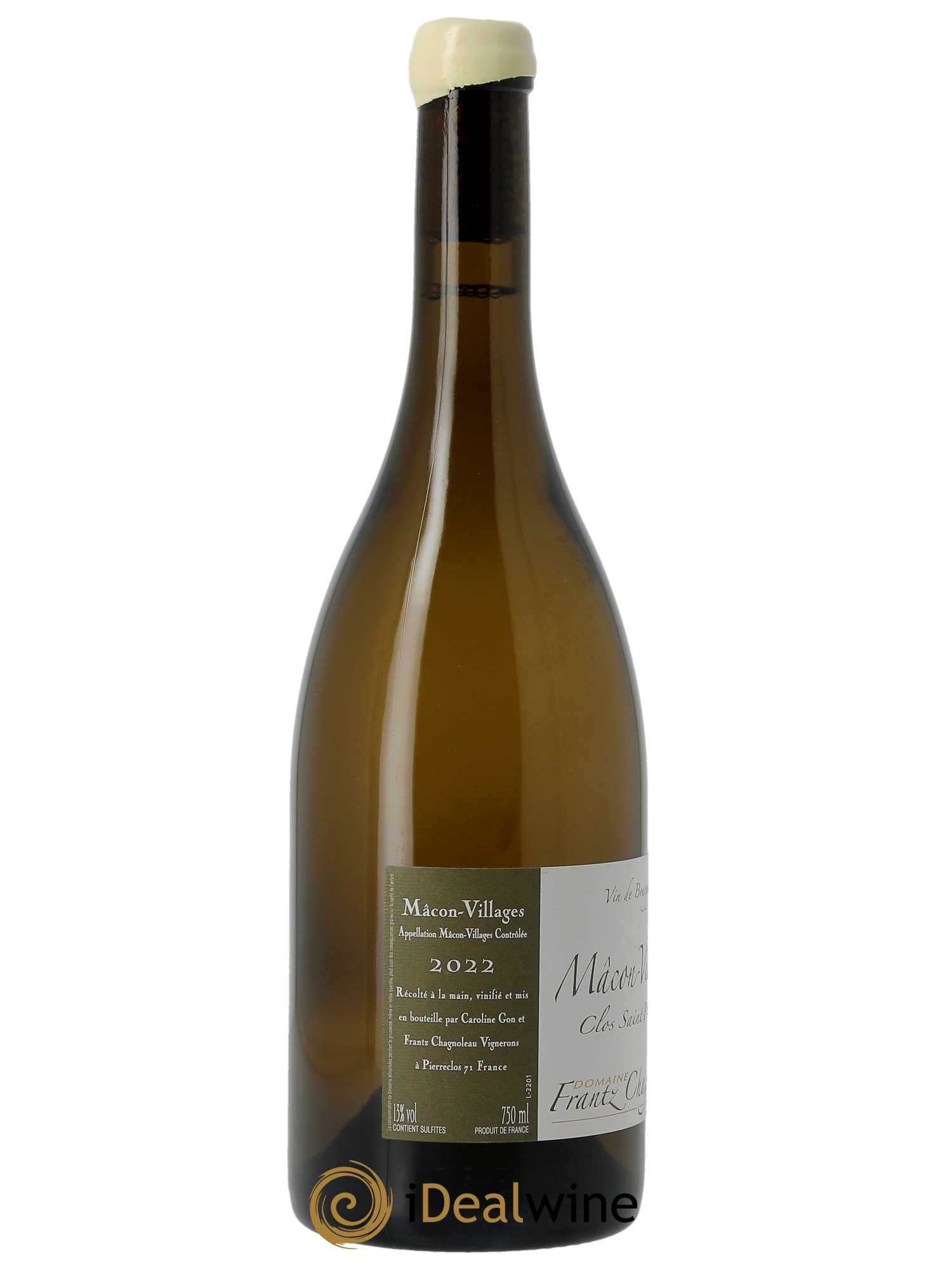 Mâcon Clos Saint Pancras Frantz Chagnoleau (Domaine)  2022 - Lot de 1 Bouteille