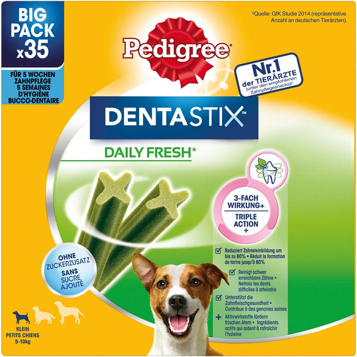 Pedigree DentaStix Daily Fresh für Kleine Hunde bei ZooRoyal