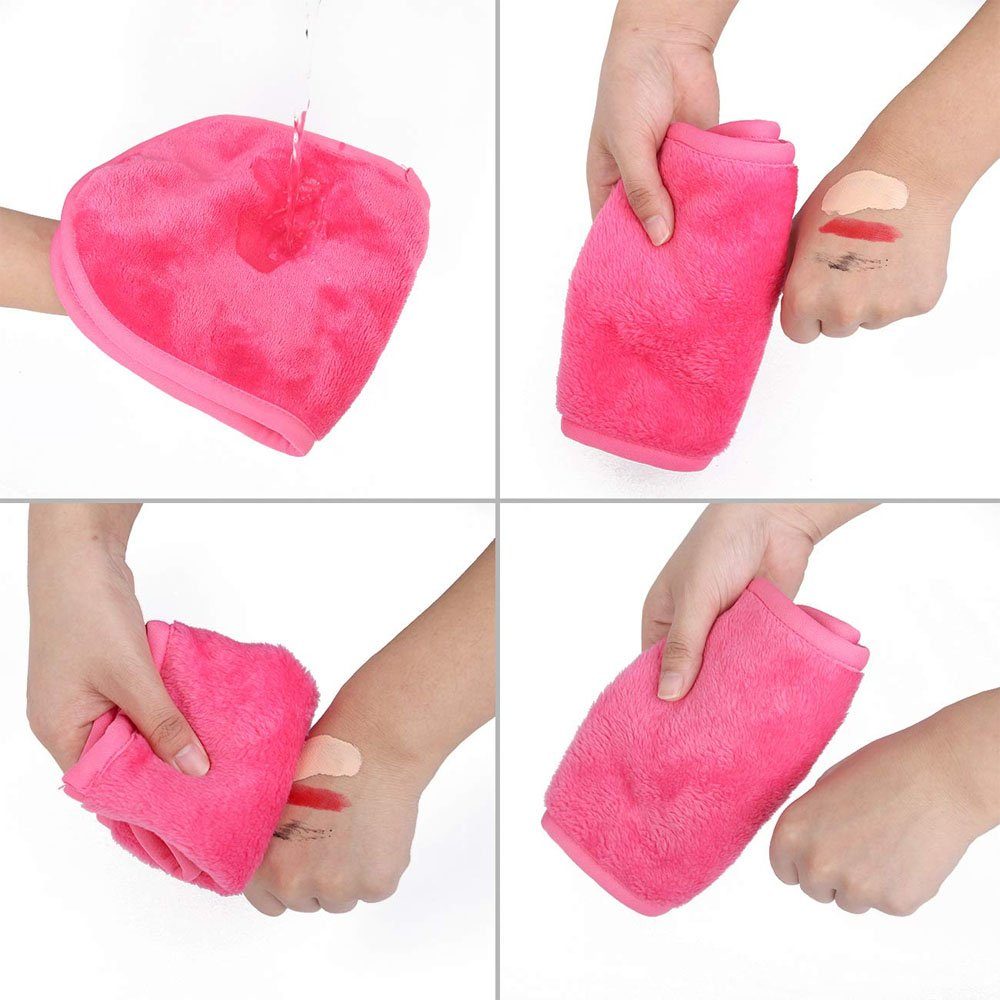 JedBesetzt Waschlappen Abschminktücher Waschbar,Tuch zum Waschen Gesichts, Make Up Entferner