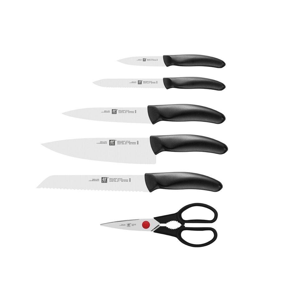 Messerblockset mit KiS Technologie 7-tlg, Anthrazit