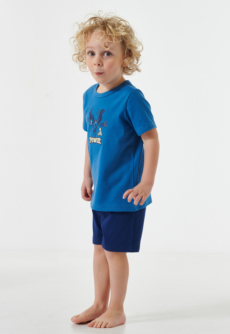 Schlafanzug kurz Comic blau - Boys World