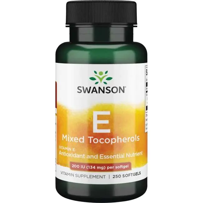 Κάψουλες βιταμίνης E Swanson 200 IU