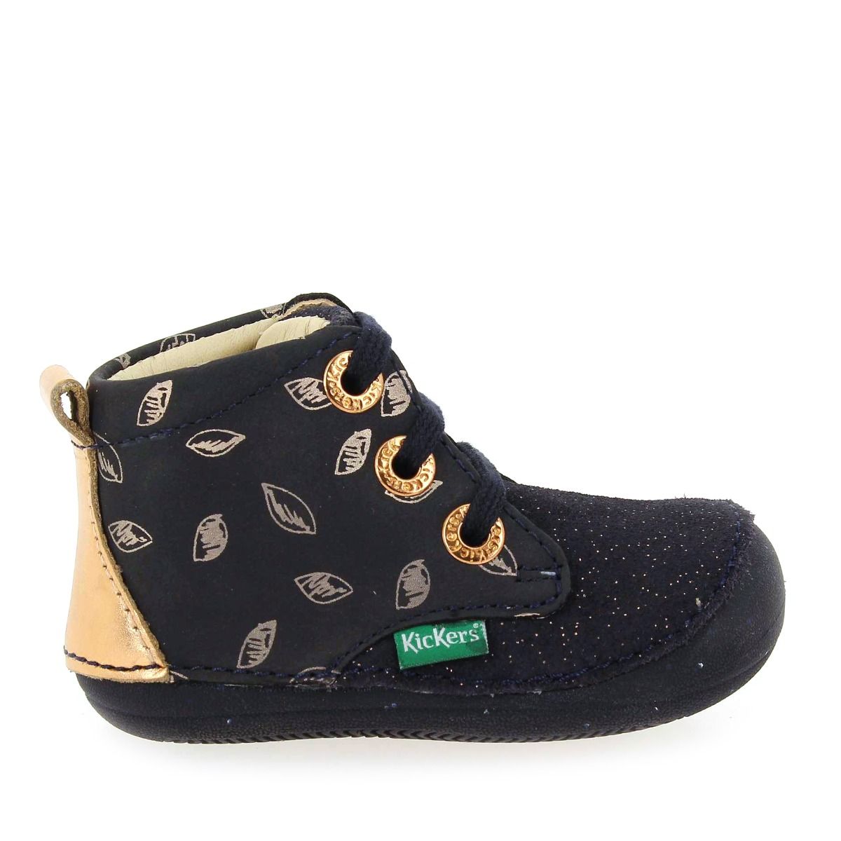 Kickers  SONIZA H22 - marine doré