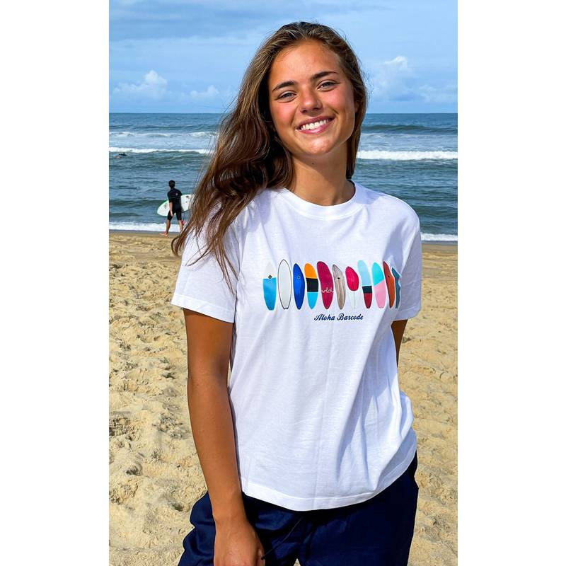 WLD Surf Barcode T-Shirt Damen