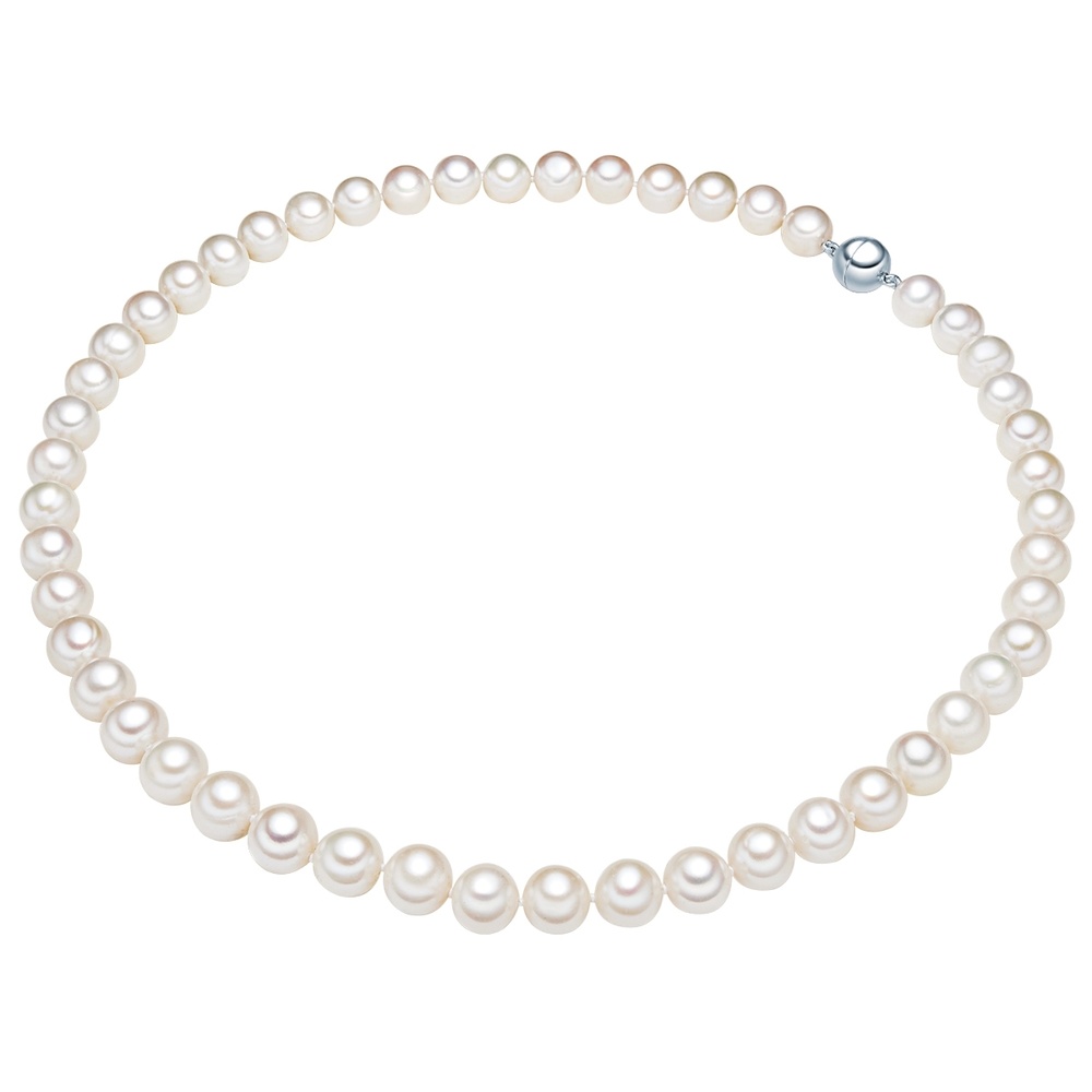 Valero Pearls Chaîne Argent sterling Perle de culture d'eau douce en Argent collier