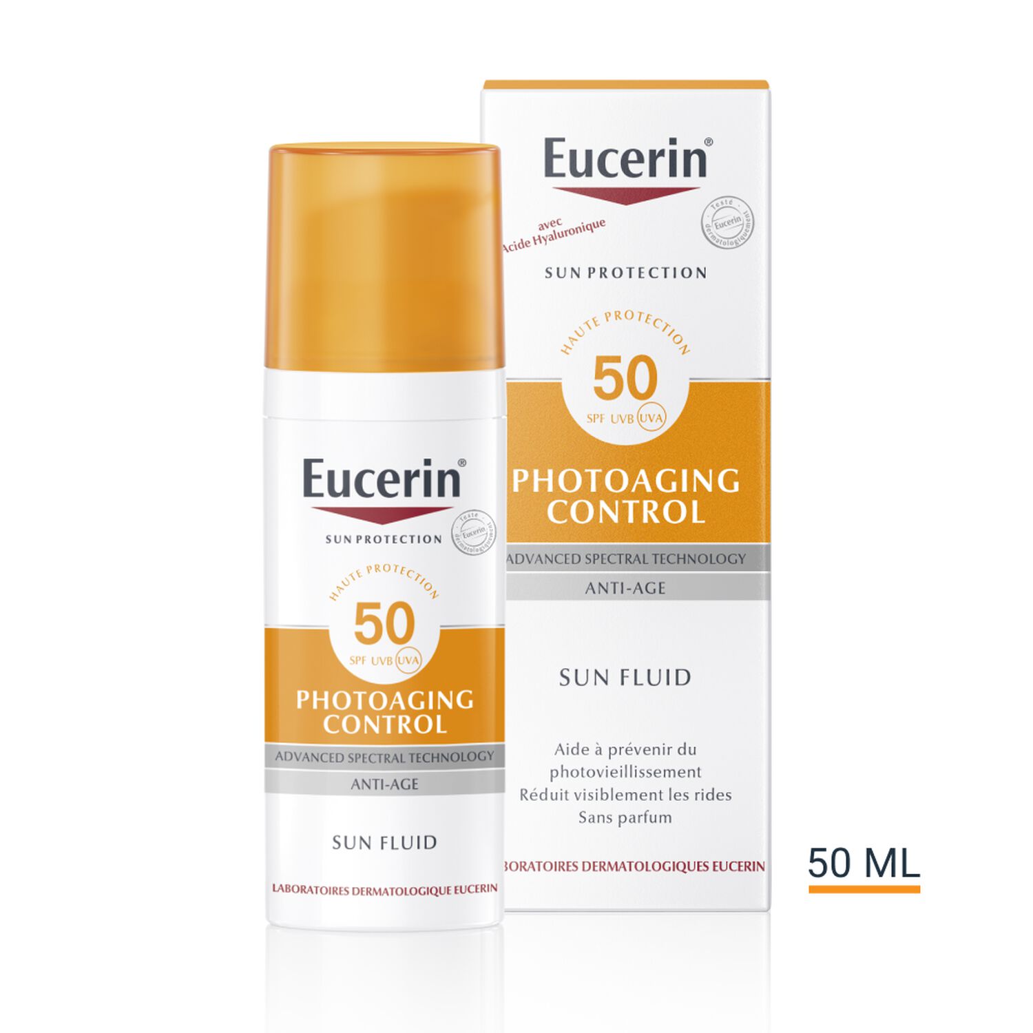 Eucerin Sun Photoaging Control SPF50 Protection Solaire Fluide Anti-Age