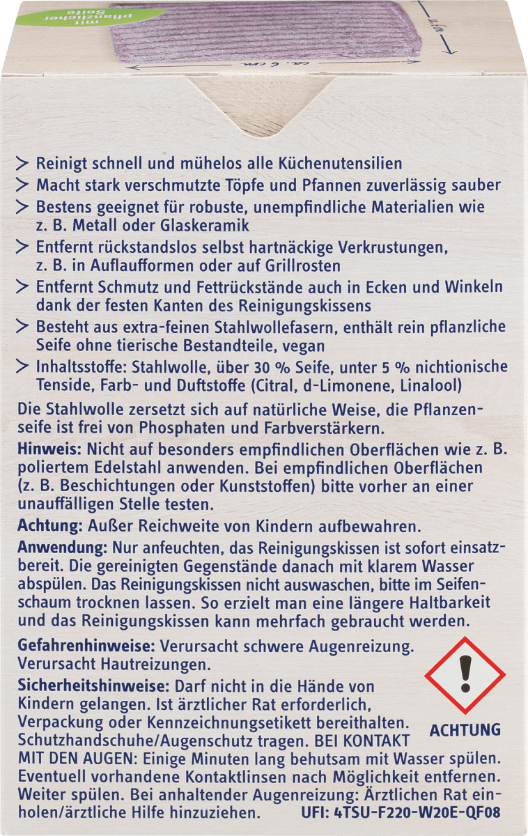 Reinigungskissen Topf und Pfanne, 8 St