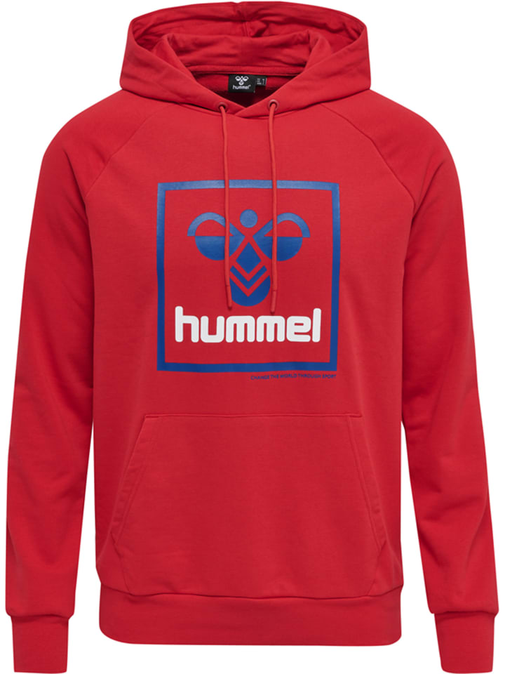 Hummel Hummel Verstellbare Taille Kapuzenpullover Raglanärmel Hmlisam Herren in BARBADOS CHERRY günstig kaufen