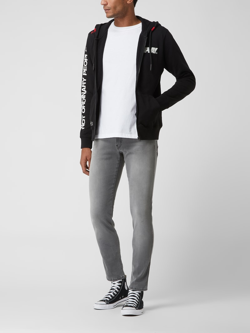 Slim Fit Jeans mit Stretch-Anteil Modell 'Anbass' in mittelgrau