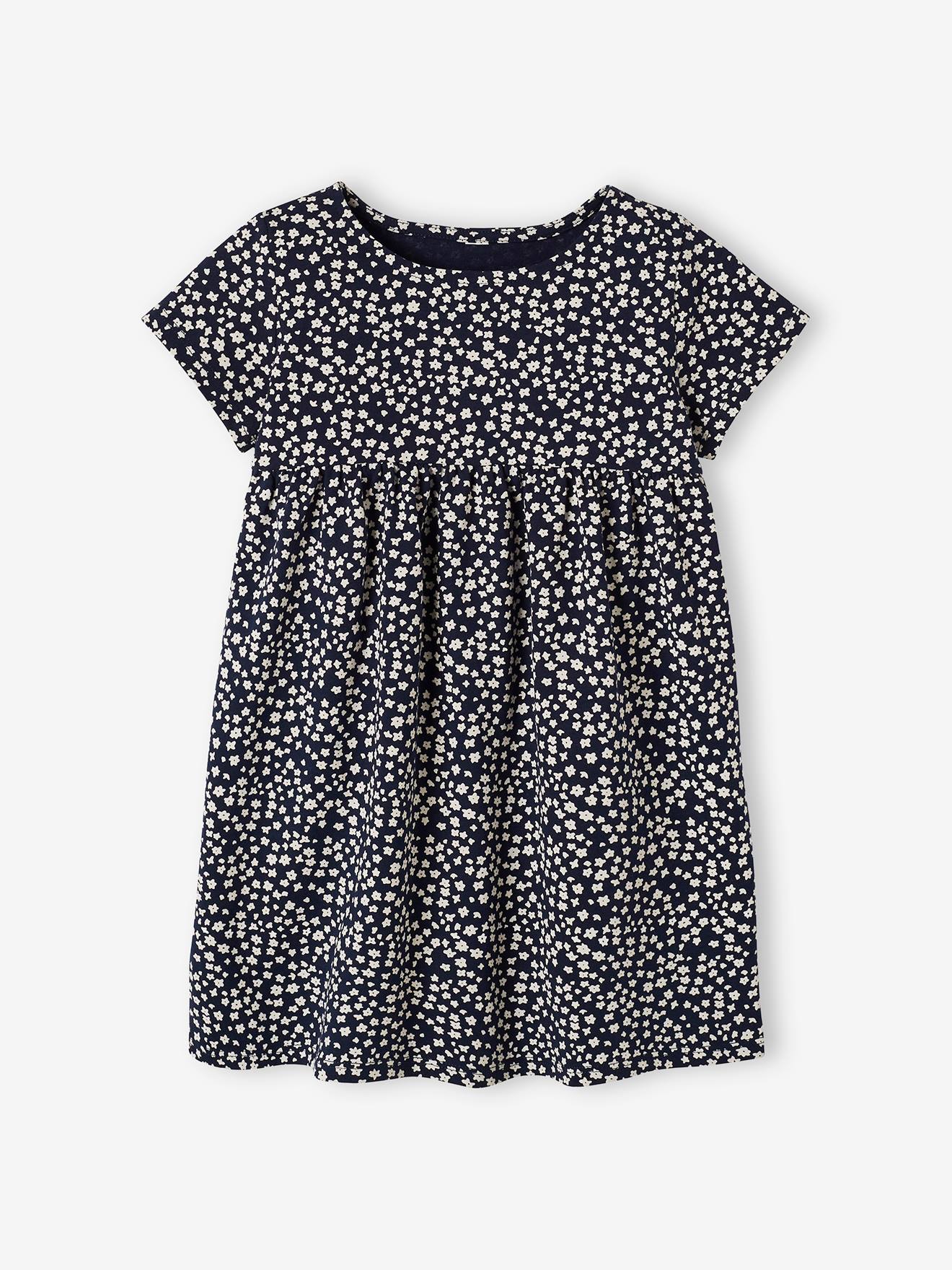 Vertbaudet Mädchen-Set: Kleid + Cardigan Oeko Tex - malve