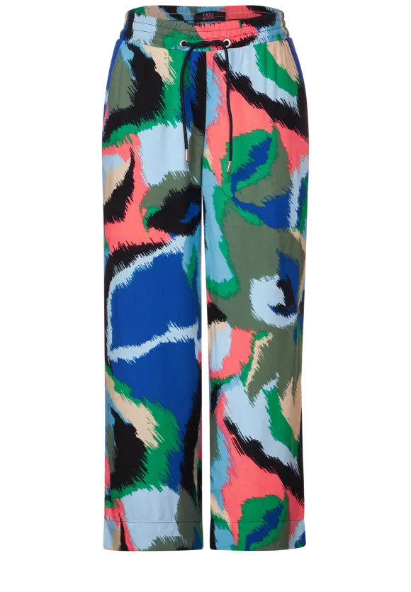 CECIL Casual Fit Hose mit Print