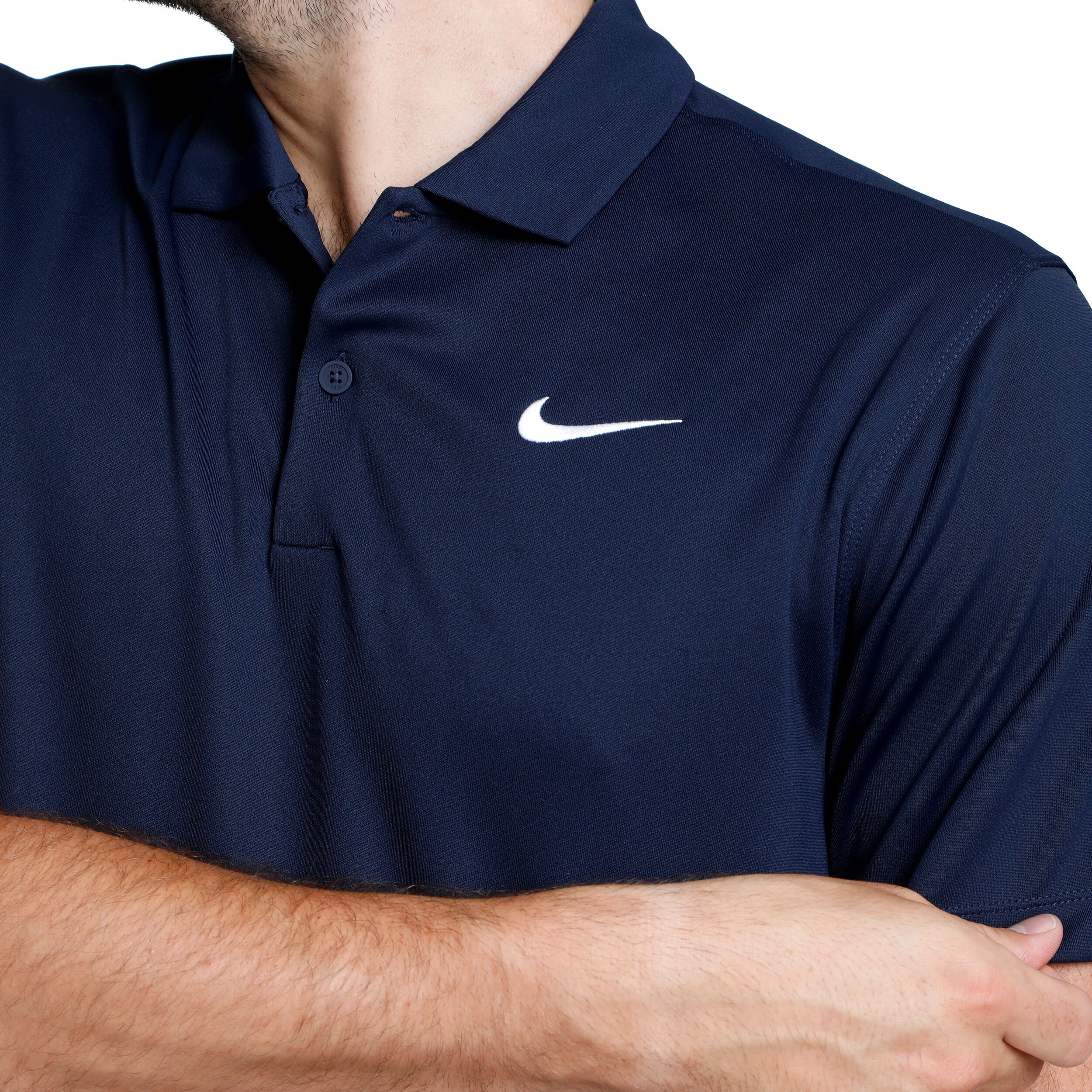 Dri-Fit Solid Polo Herren - Dunkelblau