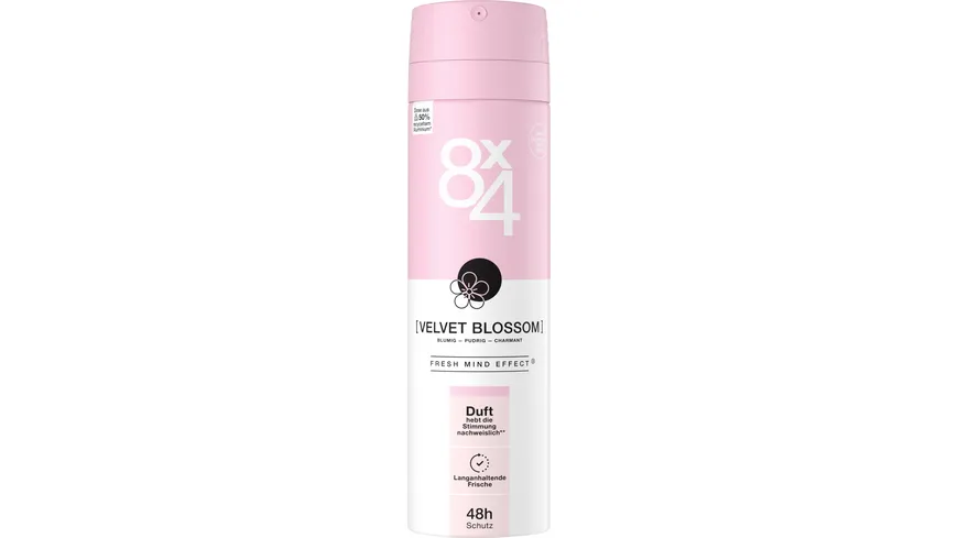 8X4 Deospray No.3 Velvet Blossom 150 ml
