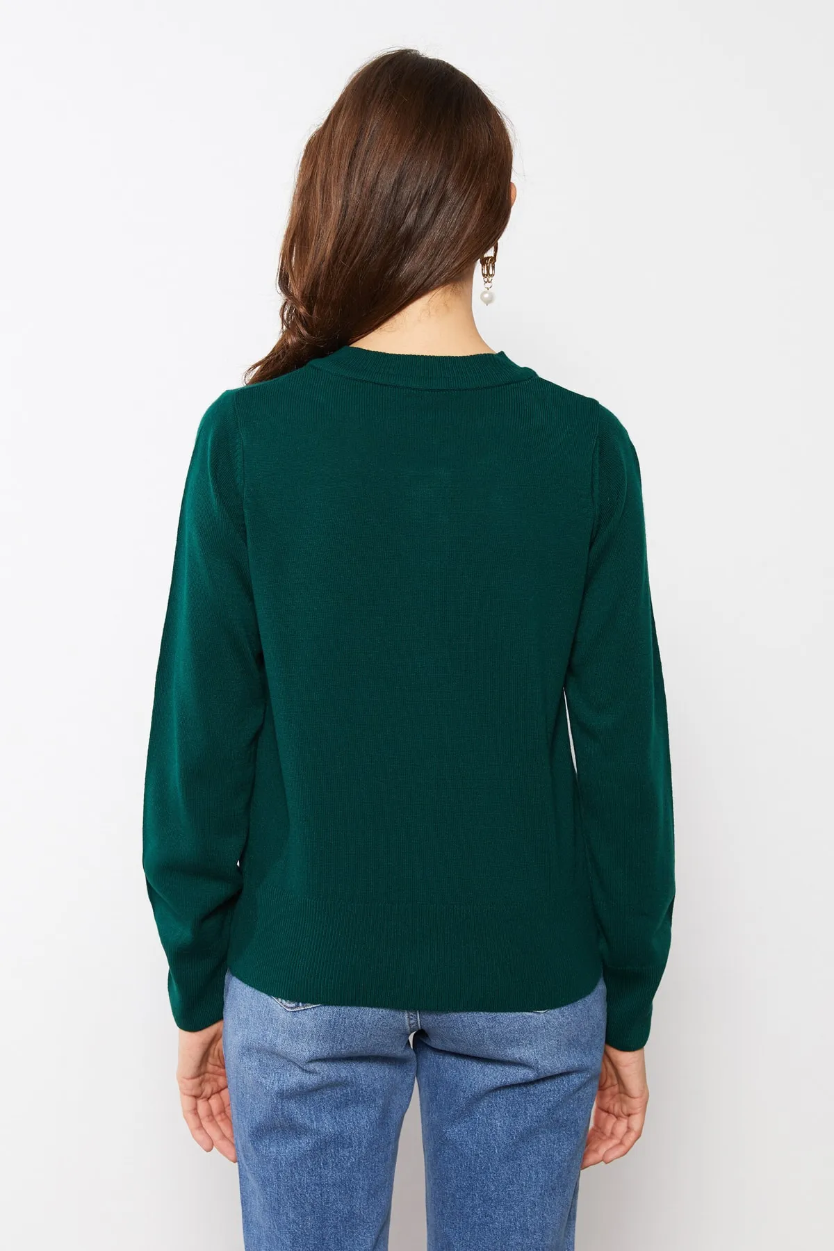 LC Waikiki  Strickjacke - Grün - Regular Fit