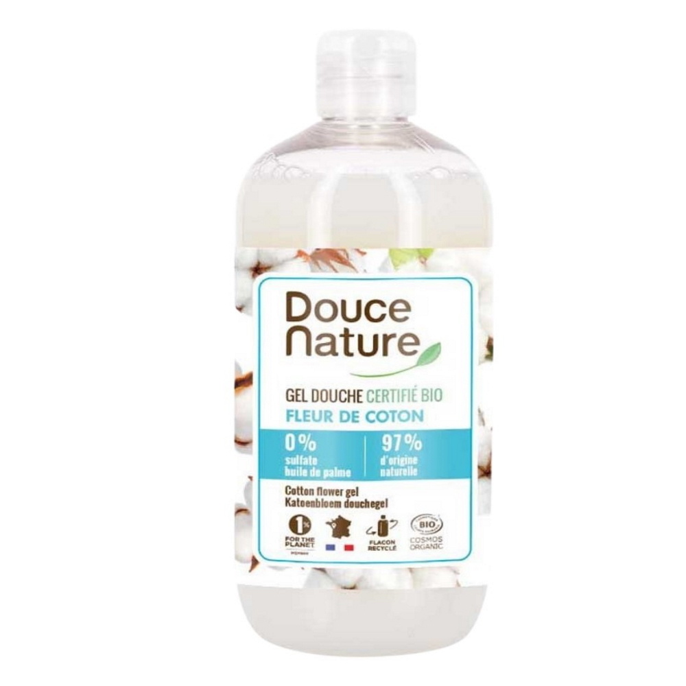douce nature Gel douche coton 500ml Gel douche