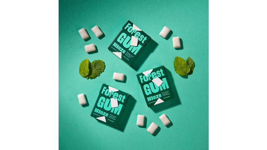 Forest Gum Kaugummi Minze 20 g