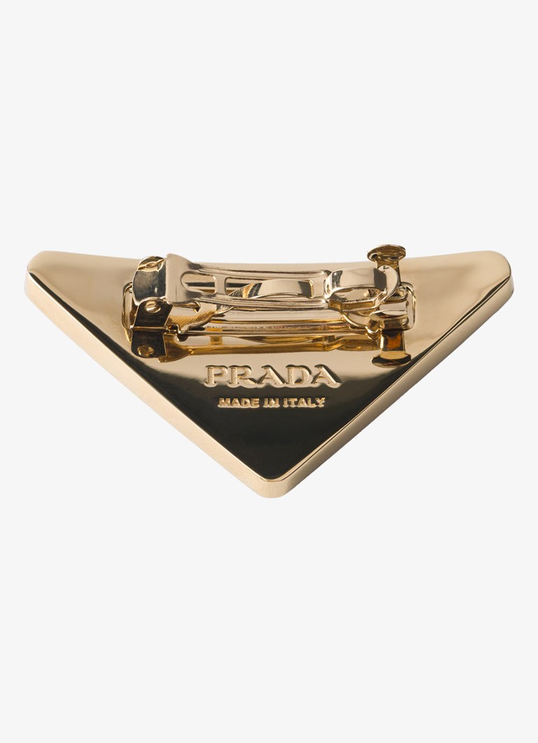 Clamă de păr cu logo Prada