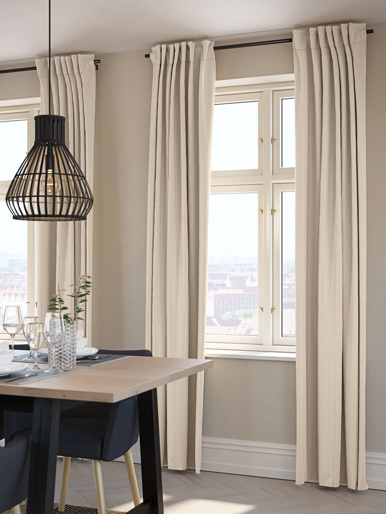 ROXEN ROXEN curtain 1x140x245cm beige