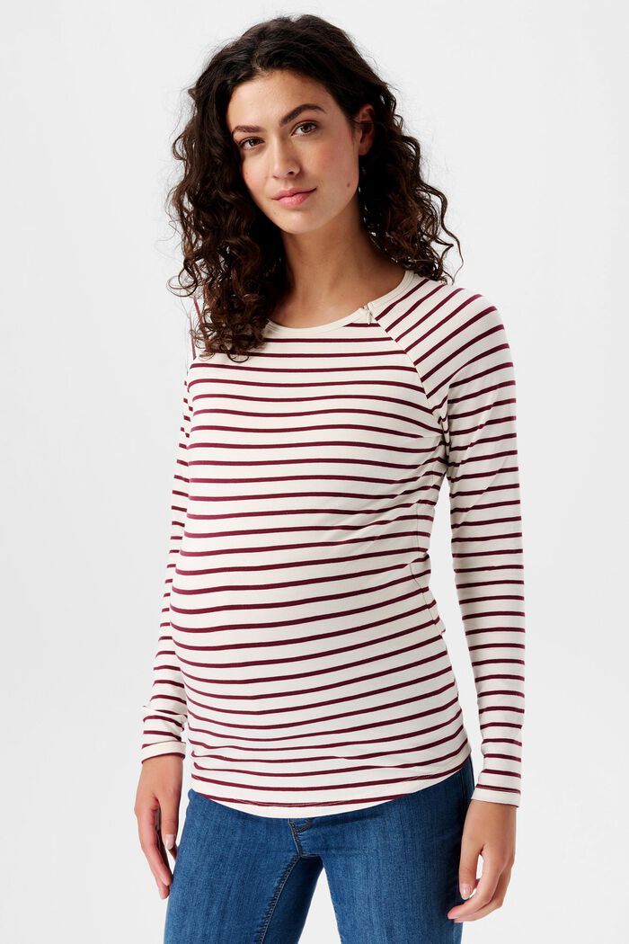 Gestreiftes Longsleeve mit Stillfunktion