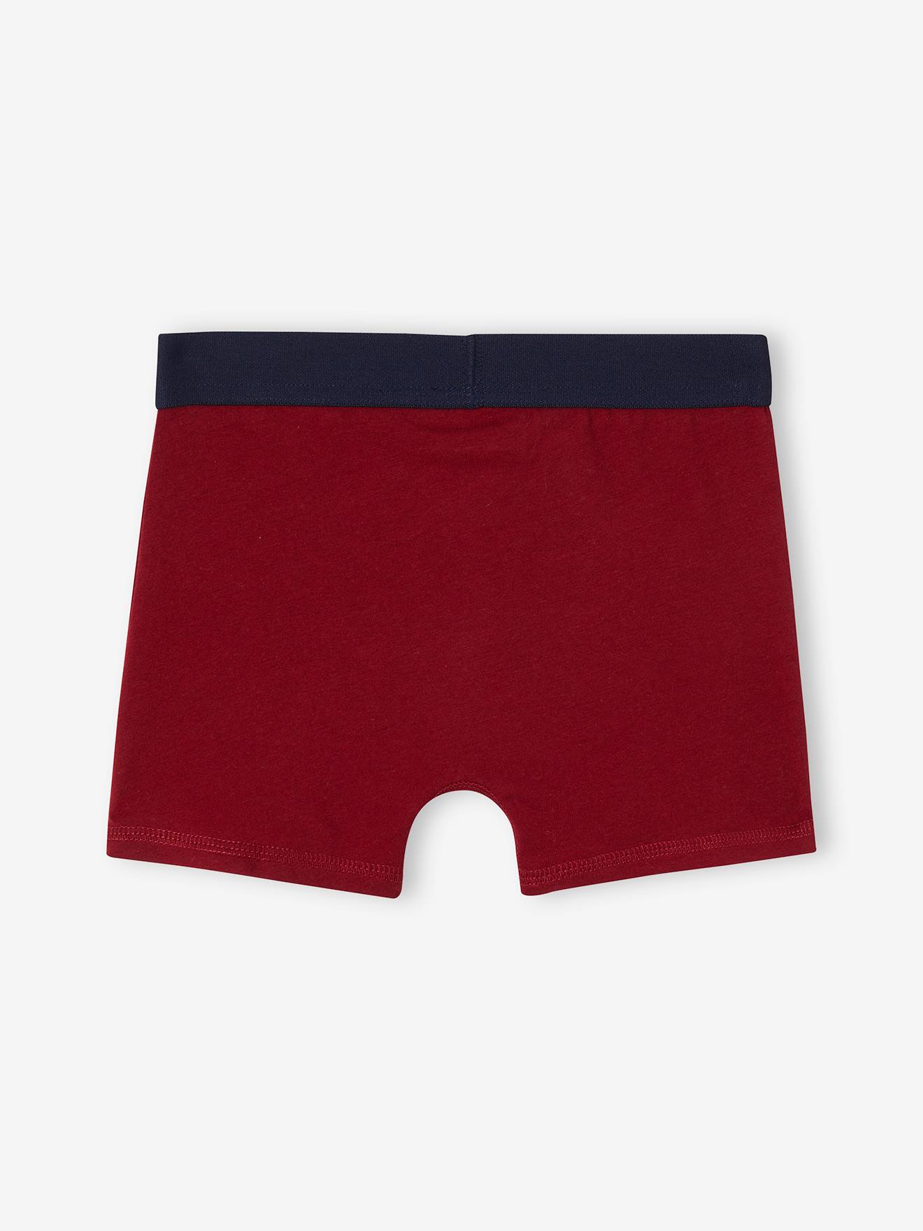 Marvel 3er-Pack Jungen Boxershorts MARVEL SPIDERMAN - rot