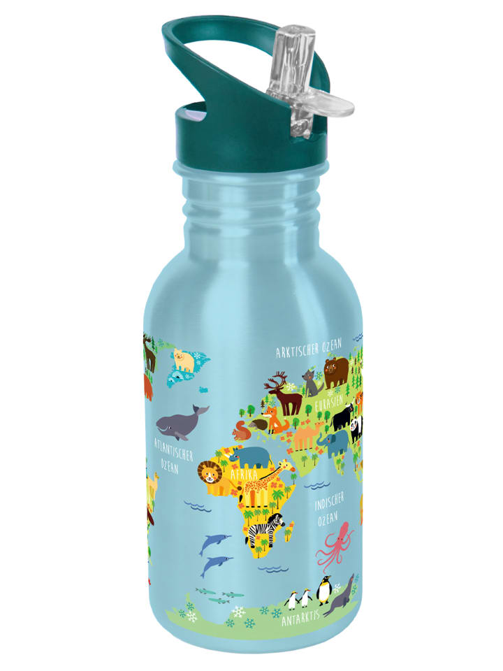 Geda Labels Trinkflasche Wo kommt ihr denn her in Hellblau - 500ml günstig kaufen onesize