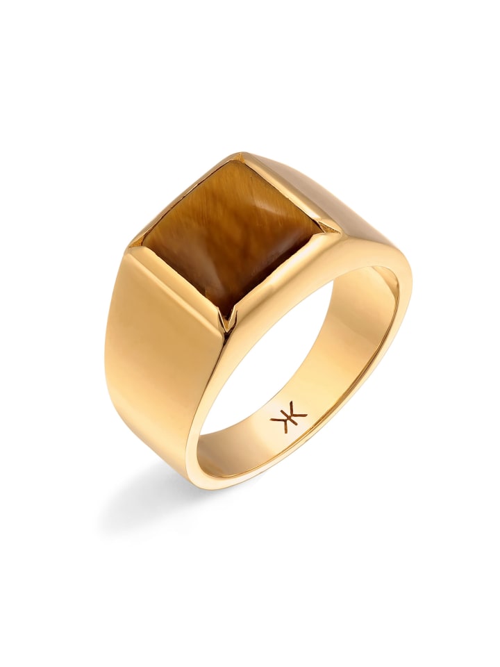 KUZZOI Ring 925 Sterling Silber in Gold günstig kaufen
