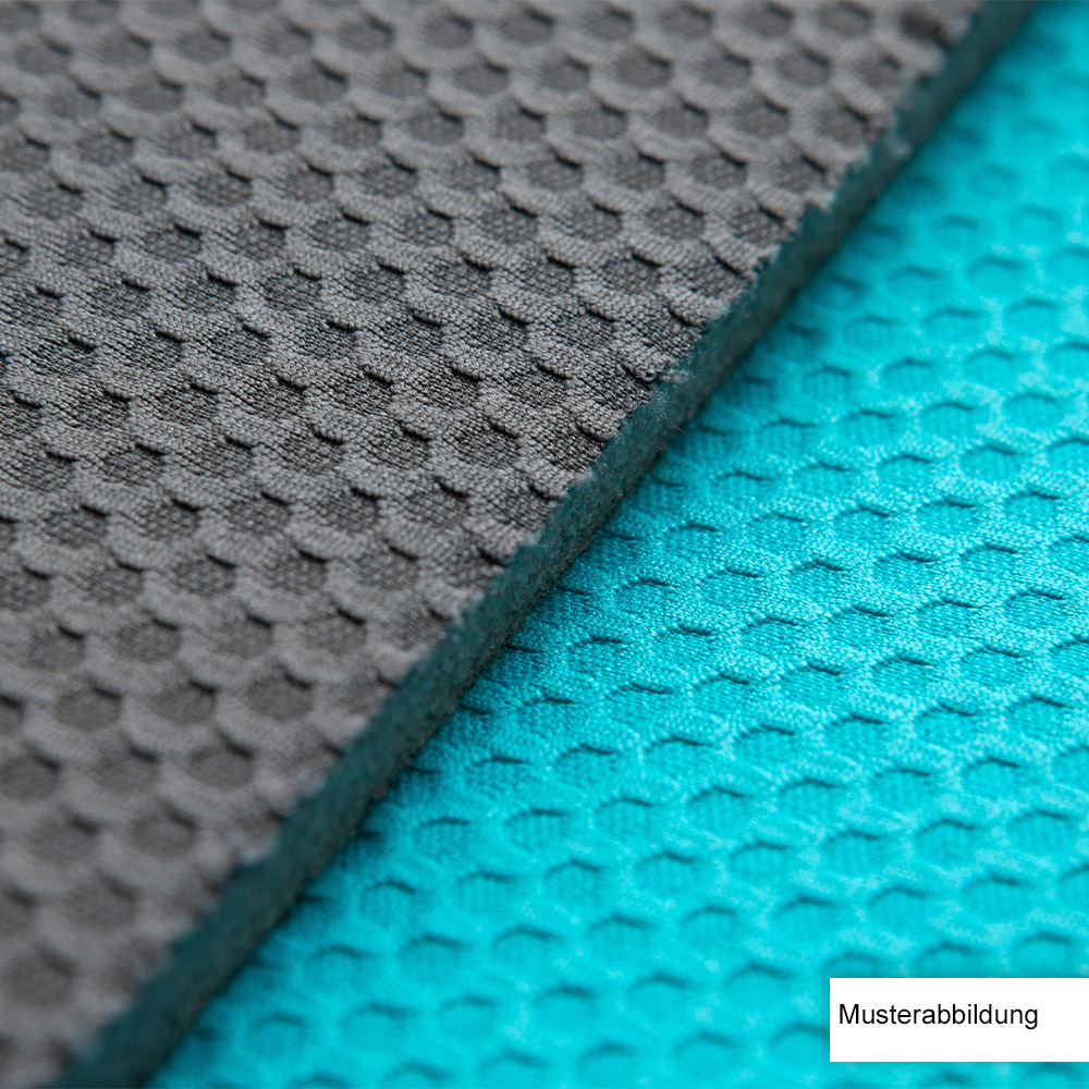 TOPFIT Fitnessmatte mit Textilbeschichtung Hellblau