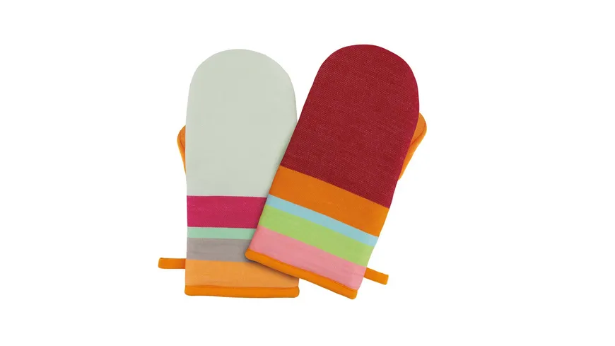 REMEMBER Ofenhandschuhe Nr. 3, 2er-Set orange