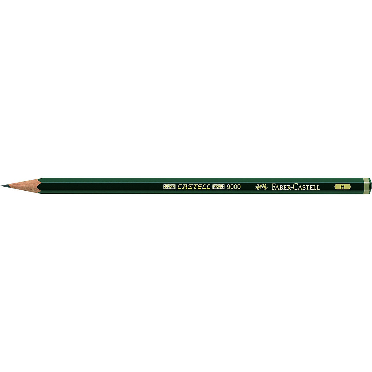 Bleistifte CASTELL® 9000 H ohne Radierer