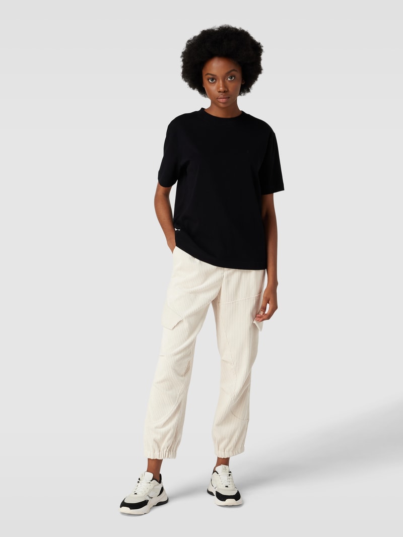 Cargohose aus Cord mit elastischem Bund Modell 'OSAKA' in offwhite