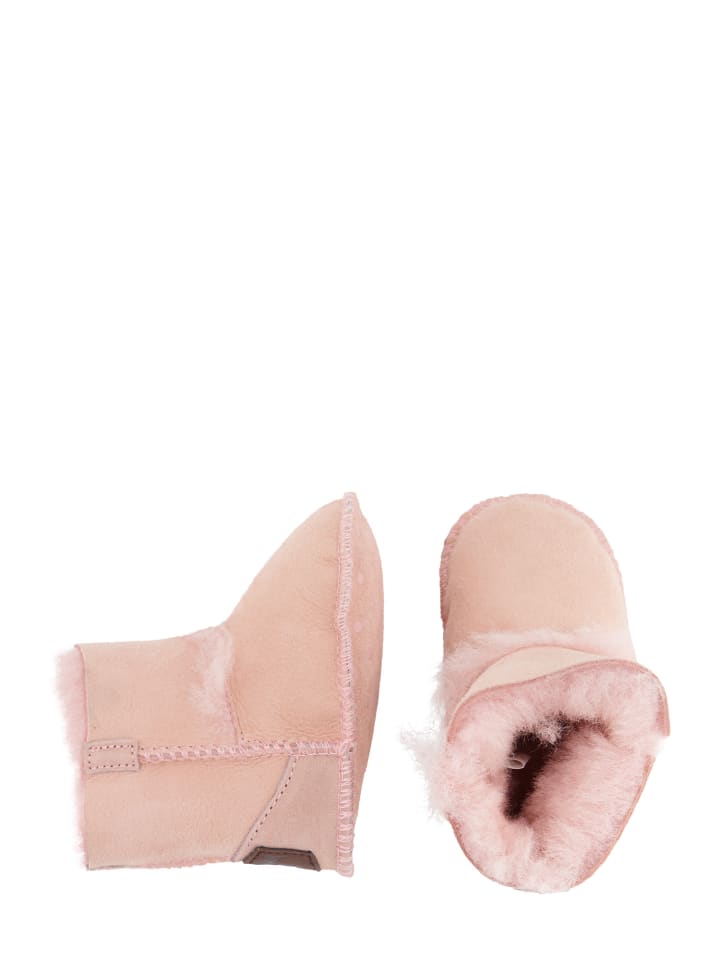 Warmbat Hausschuhe Hay Baby Bootie in Dusty Pink günstig kaufen