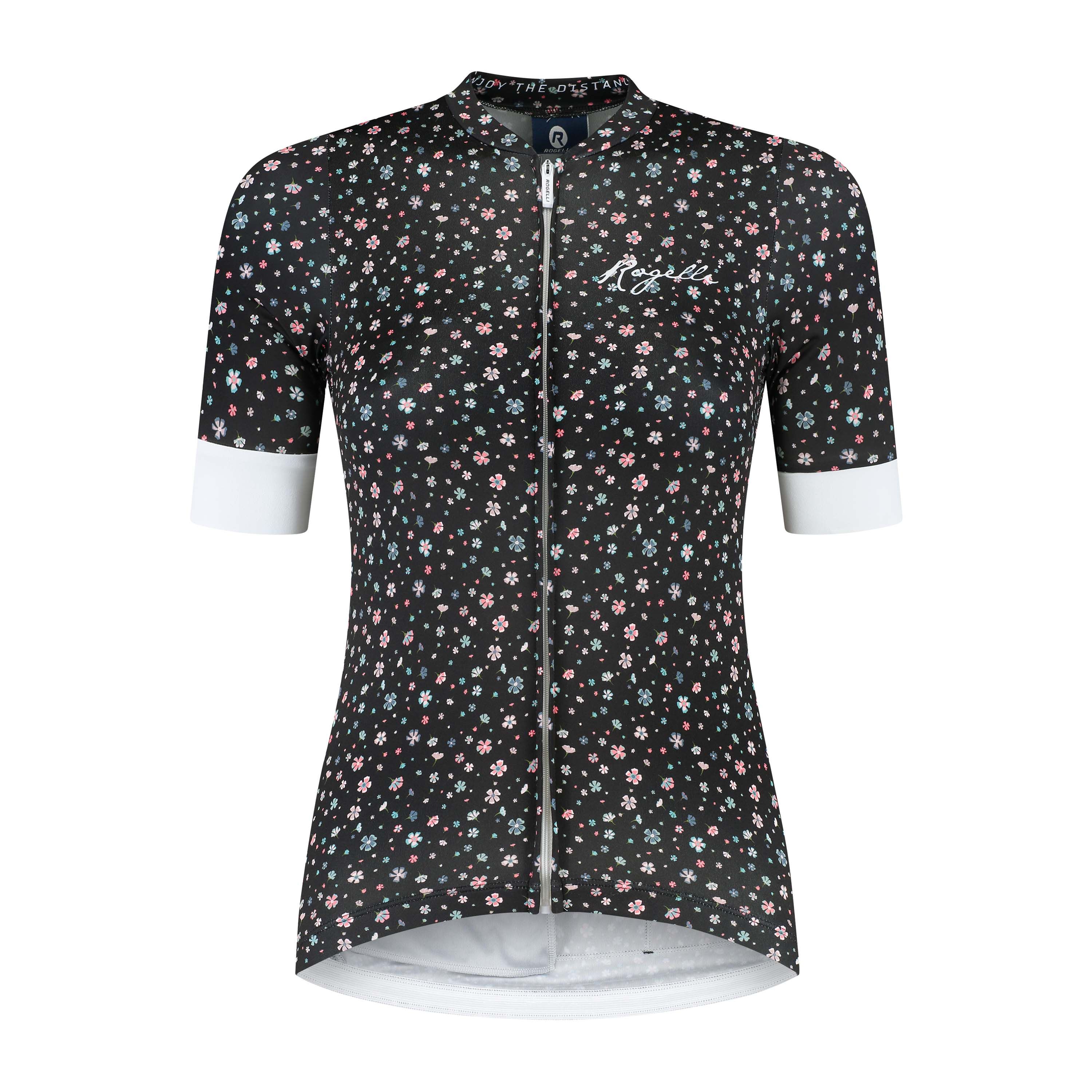 Rogelli Lily Schwarz/Weiß Damen Radtrikot Kurzarm