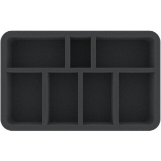 Feldherr 275×172×55mm Schaumstoffeinlage - 7 Fächer