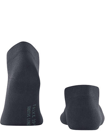 Falke, Serie Sensitive London, Sneakersocken, Baumwolle, nachtblau