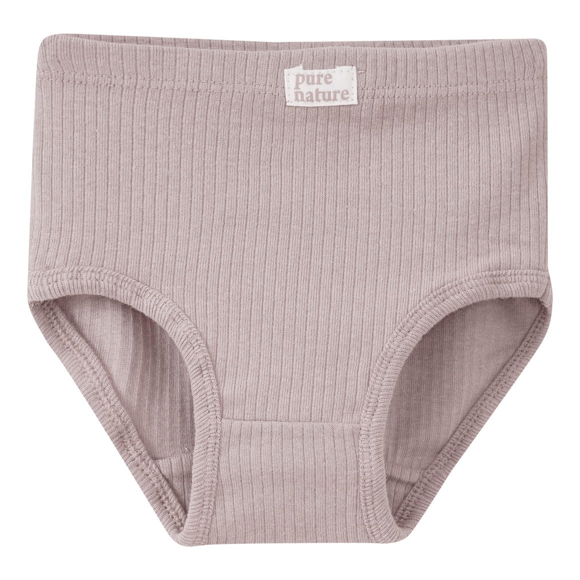 3 Baby Slips mit Rippstruktur